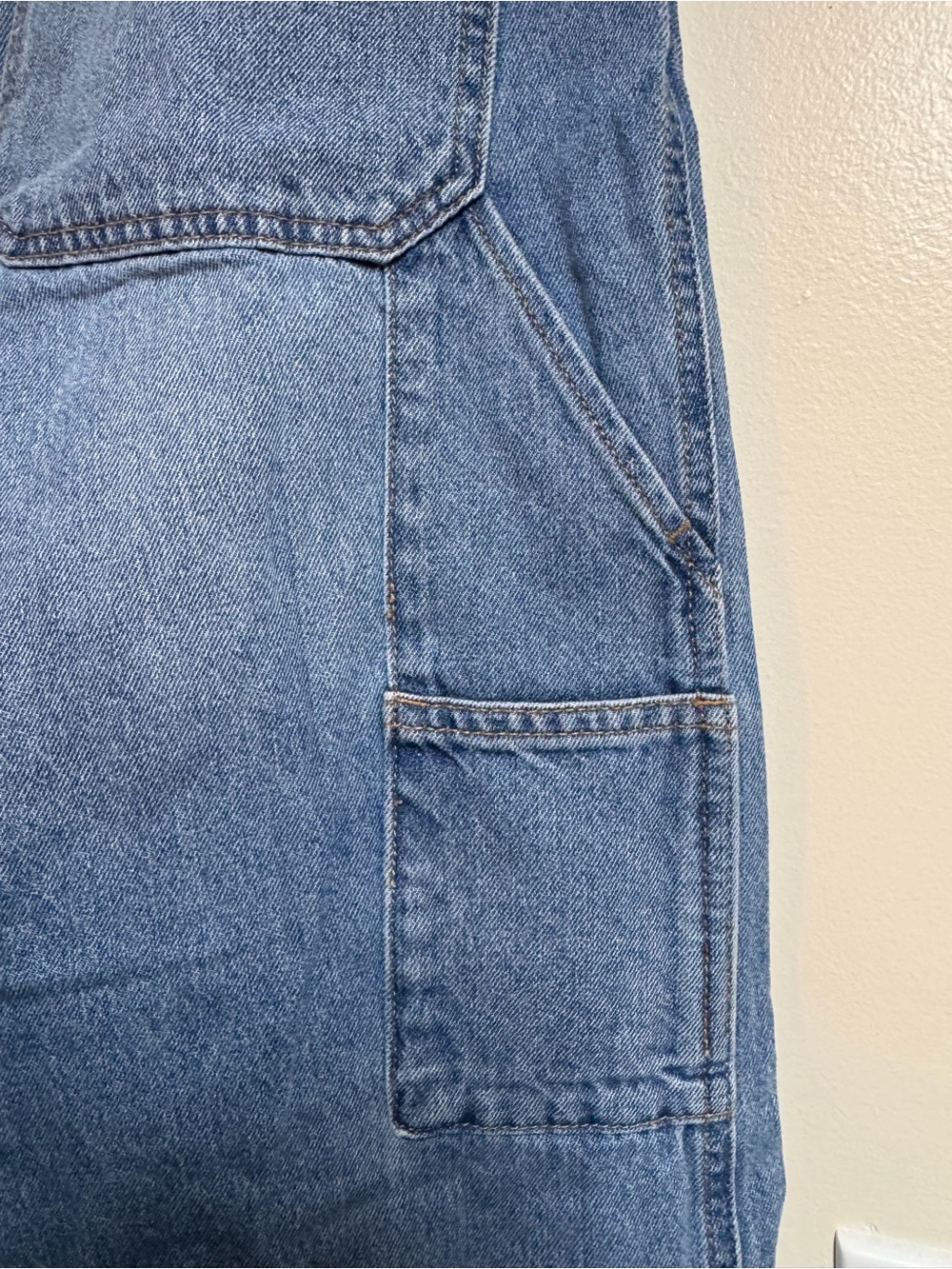 H&M Blue Denim Jeans with Contrast Stitching